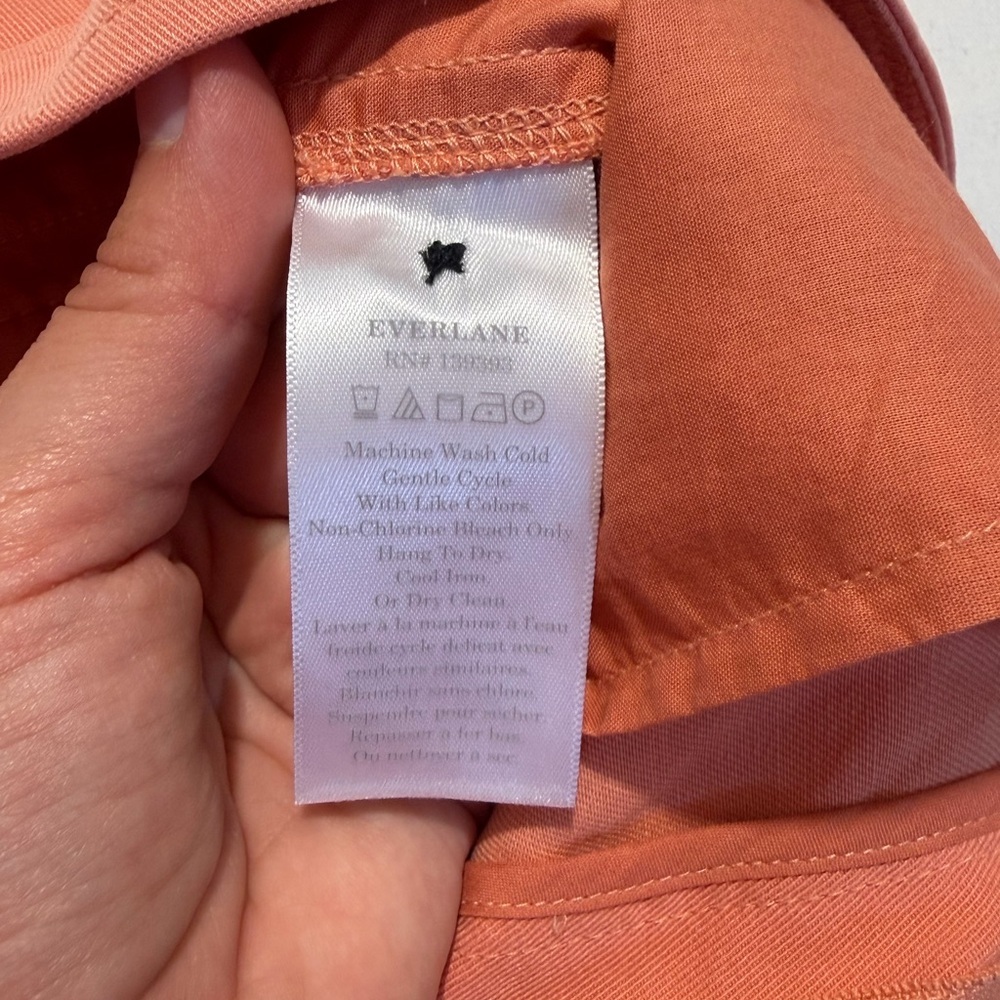 Everlane The Draper Short Buttersmooth Tawny Pink Sz 8 Professional Preppy - Picture 6 of 8